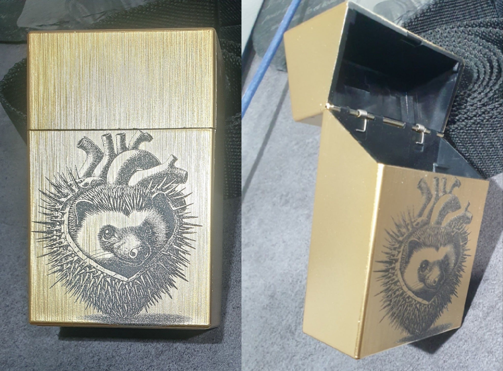 Étui cigarette rectangle